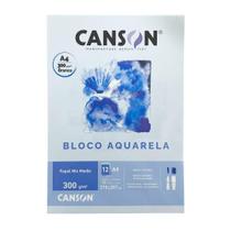 Bloco Desenho Aquarela A4 BL12 Canson 300GR