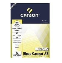 Bloco Desenho Branco A-3 c/ 20fls x 180grs Estudante - Canson