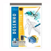 Bloco desenho branco A4 150g com 20 folhas Tilibra Bloco desenho branco A4 150g com 20 folhas Tilibra