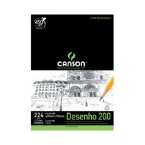 Bloco Desenho Canson 200 Universitário - 20 Folhas A4 200gm2