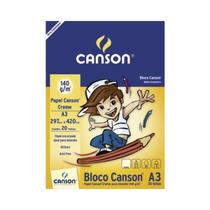Bloco Desenho Creme Infantil 20 Fls A3 140gm/² Canson