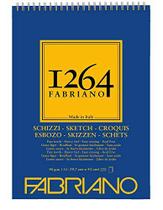 Bloco Desenho Esboço Fabriano Com 120 Folhas Sketch A3 90g