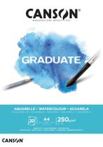 Bloco Desenho Graduate Aquarela A4 250 Gramas Com 20 Canson Bloco Desenho Graduate Aquarela A4 250 Gramas Com 20 Canson
