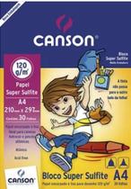 Bloco desenho liso a4 30f 120g branco canson 66667093