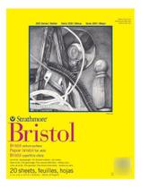 Bloco Desenho Strathmore Bristol Velino 270g 27,9x35,6 20f Bloco Desenho Strathmore Bristol Velino 270g 27,9x35,6 20f
