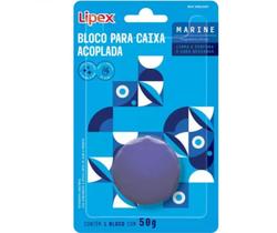 Bloco Detergente Sanitário Pedra Caixa Acoplada Lipex 50g Bloco Detergente Sanitário Pedra Caixa Acoplada Lipex 50g