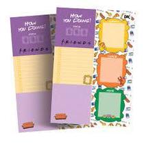 BLOCO DIÁRIO FRIENDS - 30 Folhas Decoradas - 13,5cm x 21,5cm - Papel 90g/m²
