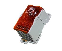 Bloco Distribuição Modular 250a 12 Terminais Bda250 Metaltex