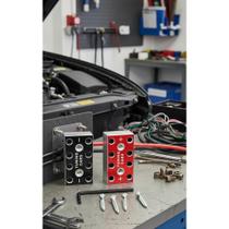 Bloco Distribuidor Energia 8 Vias 4x4 Alumínio Som Aterramen