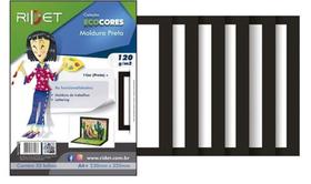 Bloco Ecocores Moldura Preta 23x32cm Ridet - LC Bloco Ecocores Moldura Preta 23x32cm Ridet - LC
