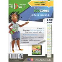 Bloco ecocores textura 3 ridet 23x32 180g 36 fls Bloco ecocores textura 3 ridet 23x32 180g 36 fls