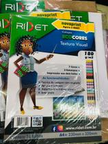 Bloco ecocores textura ridet 23x32 180g 36fls 7 cores