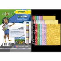 Bloco ecocores textura visual 180g 230x320mm 36 folhas 7 cores 010011 - Novaprint / Ridet Bloco ecocores textura visual 180g 230x320mm 36 folhas 7 cores 010011 - Novaprint / Ridet