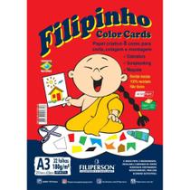 Bloco Educação Artística Filipinho A3 8 Cores 180G 32 Folhas Bloco Educação Artística Filipinho A3 8 Cores 180G 32 Folhas