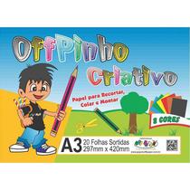 Bloco Educação Artística Offpinho Criativo A3 120G 20FL - OFF Paper