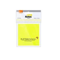 Bloco Eletrostático Amarelo Neon 76mm X 76mm com 30 Folhas BRW