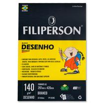 Bloco Escolar Desenho Filipinho A3, 140g/m² Branco 20 Folhas Bloco Escolar Desenho Filipinho A3, 140g/m² Branco 20 Folhas