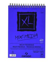 Bloco Espiral Papel XL Mix Media A4 Canson 300g/m2 C/30fls