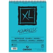 Bloco Espiralado Canson XL Aquarelle 300g/m² A3 29,7 x 42 cm com 30 Folhas 400039171