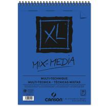Bloco Espiralado Canson XL Mix Media 300g/m² A4 21 x 29,7 cm com 30 Folhas 200807215
