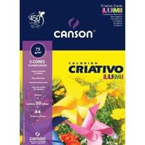 Bloco estudante criativo a4 75gr c/50fls 5 cores lumi 66667162