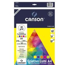 Bloco estudante criativo a4 75gr c50fls 5 cores lumi 66667162