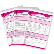 Bloco Ficha Alongamento de Unha Anamnese Super Prático Bloco Ficha Alongamento de Unha Anamnese Super Prático