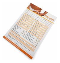 Bloco Ficha Anamnese De Bronzeamento C/ 100 Fls 14,8x21cm Bloco Ficha Anamnese De Bronzeamento C/ 100 Fls 14,8x21cm
