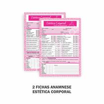Bloco Ficha De Anamnese P/ Estética Corporal C/ 200 Folhas - SDS