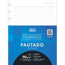 Bloco Fichário Colegial - 80 Folhas - Tilidisco - Tilibra