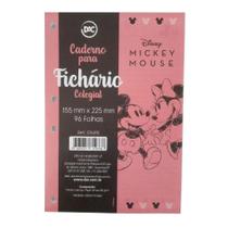 Bloco Fichário Mickey/Minnie 96Fls 3763RE - Dac