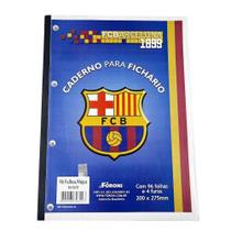 Bloco Fichario Universitario Foroni Barcelona 4 Furos