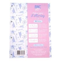 Bloco Fichário Universitário LETTERING 4 em 1 80Fls 90Grs - DAC