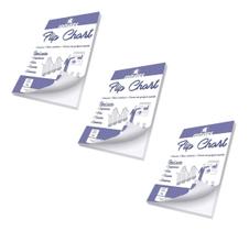 Bloco Flip Chart 56gr 64x88cm C50 Fls Spiral Kit 3