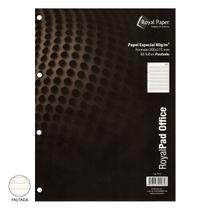 Bloco Folha de Fichário ROYAL PAPER 80fls 80g Pautado Avena