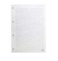 Bloco Folha Fichário caderno argolado Pautado Yes A4 oficio