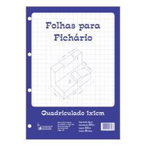 Bloco Folha Fichário Quadriculado 1x1 Cm 50 Folhas Tamoio Bloco Folha Fichário Quadriculado 1x1 Cm 50 Folhas Tamoio