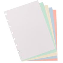 Bloco Folhas Refil Colorido Liso A5 Caderno Inteligente
