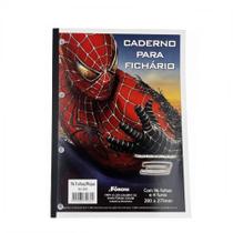 Bloco Foroni Fichário Spider Man 4 Furos 96 Folhas C/5 Un