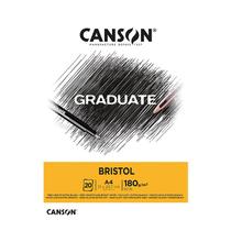 Bloco graduate bristol A4 180g com 20 folhas Canson