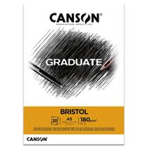 Bloco Graduate Bristol A5 Canson 180g 20 Folhas