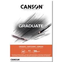 Bloco Graduate Croquis A3 96g/m com 40 Folhas Canson C400110363 Bloco Graduate Croquis A3 96g/m com 40 Folhas Canson C400110363
