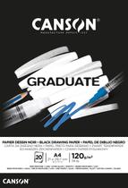 Bloco Graduate Dessin Noir 120g Canson