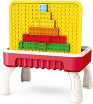 Bloco Grande Com Mesa Interativa 58 Peças Xalingo Bloco Grande Com Mesa Interativa 58 Peças Xalingo