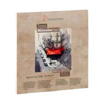 Bloco Hahnemuhle Aquarela Watercolour Bege 20x20cm 20 Folhas