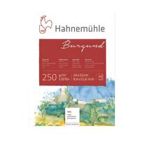 Bloco Hahnemuhle Aquerela Burgund Textura Rugosa 24x32 Cm 20 Fls