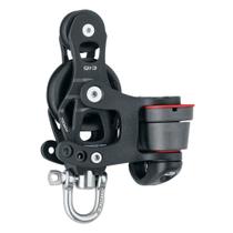 Bloco HARKEN giratório único de alumínio de 45 mm com presilha 150 Bloco HARKEN giratório único de alumínio de 45 mm com presilha 150