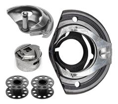 Bloco Lançadeira Caixa Bobina Reta Antiga Singer 31-15 31-17 Bloco Lançadeira Caixa Bobina Reta Antiga Singer 31-15 31-17