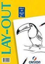 Bloco Lay Out A4 Sem Margem 50f 60g/63g Canson - LC Bloco Lay Out A4 Sem Margem 50f 60g/63g Canson - LC