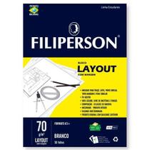 Bloco Layout A3+ Filiperson 70g C/ Margem 50 Folhas Branco Bloco Layout A3+ Filiperson 70g C/ Margem 50 Folhas Branco